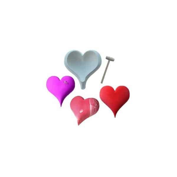 Plaque en Silicone-Moule Stafil pour mini-Motifs amour love cœur 