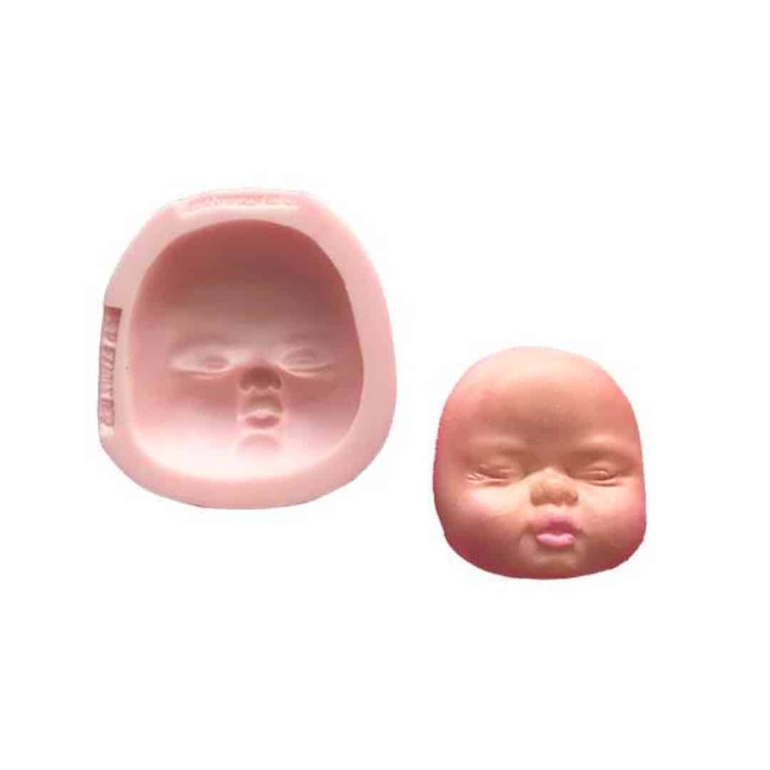 Baby Sleeping Face Silicone Mold