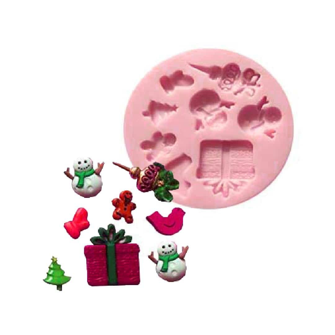 Christmas Accessories II Silicone Mold