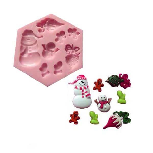 Christmas Accessories III Silicone Mold