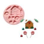 Christmas Candy Cottage Silicone Mold