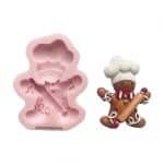 Christmas Gingerbread Cooking Silicone Mold