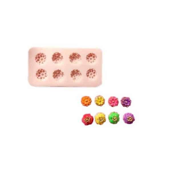 Lots of Mini Flowers Silicone Mold