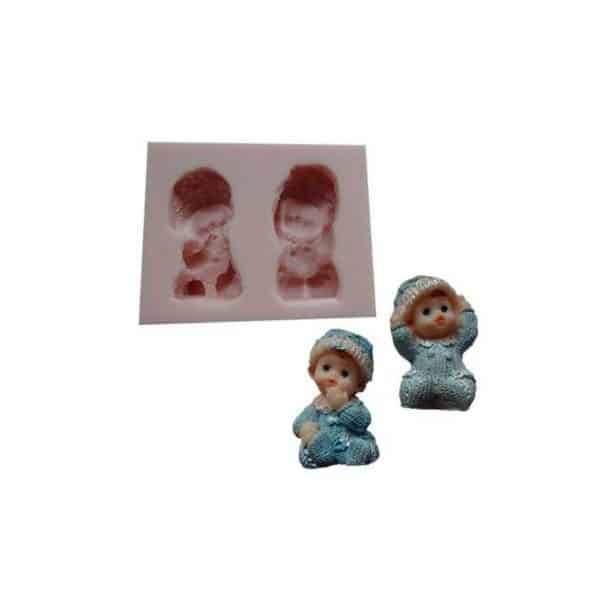 Twins Babies Silicone Mold