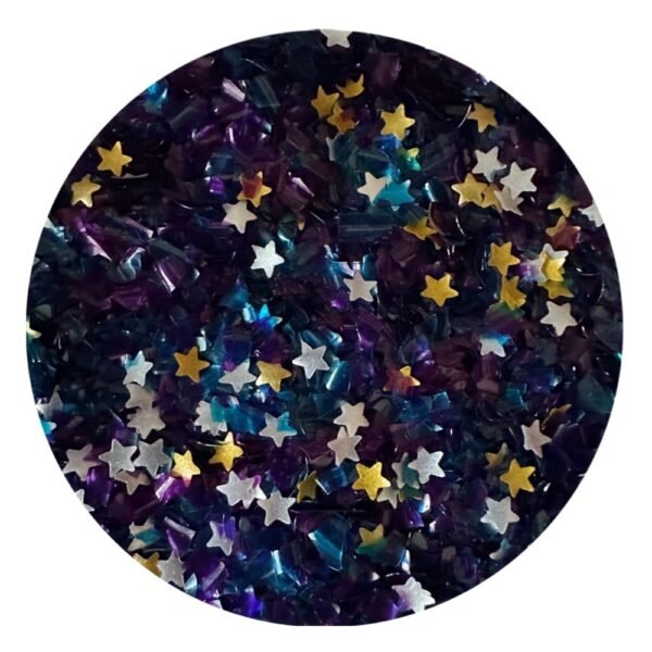 Starry Night Edible Glitter Shapes