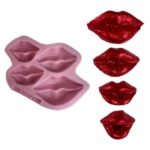 Sexy lips silicone mold