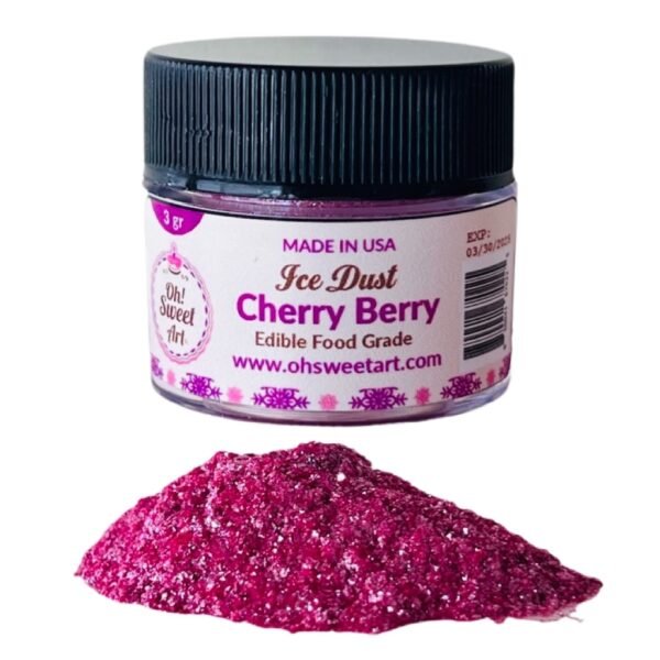 Cherry Berry Edible Glitter