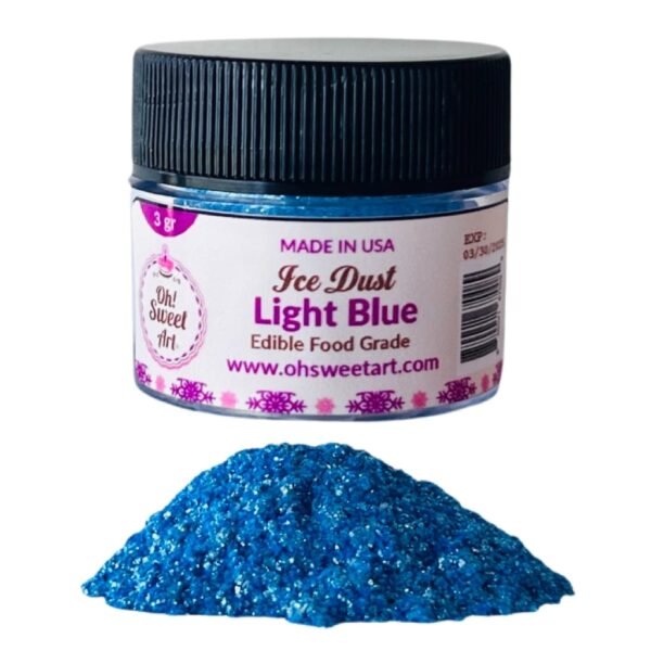 Light Blue Edible Glitter
