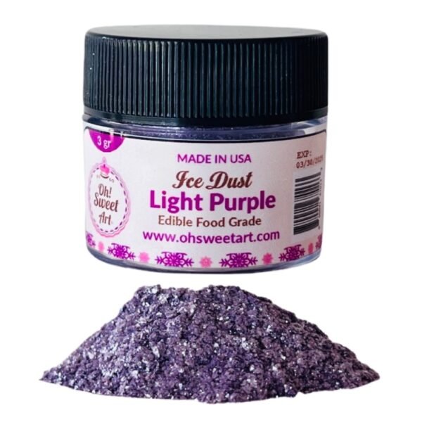 Light Purple Edible Glitter