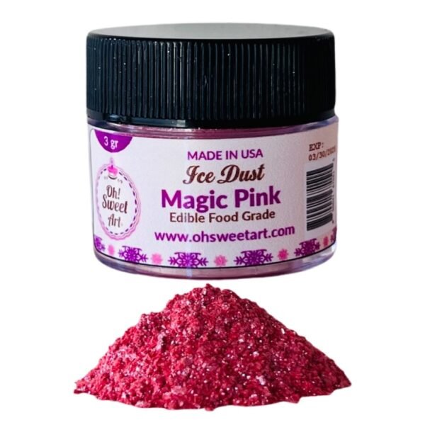 Magic Pink Edible Glitter