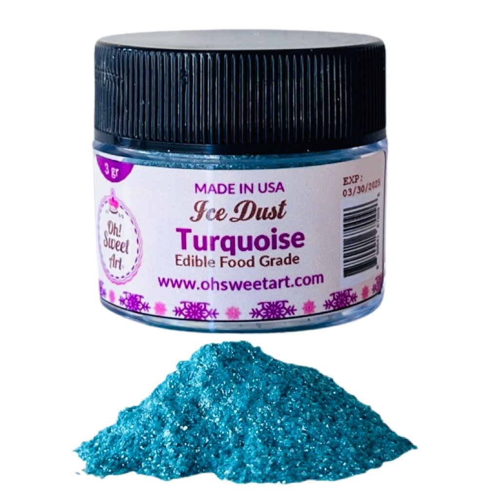 Turquoise Edible Glitter