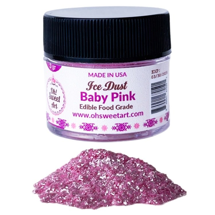 Baby Pink Edible Glitter