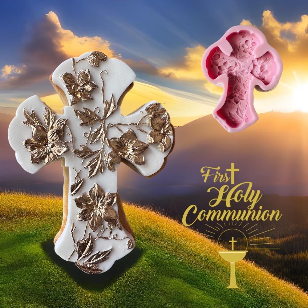 Cross communion silicone mold