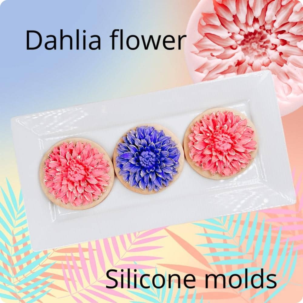 Dahlia Flower Silicone Mold