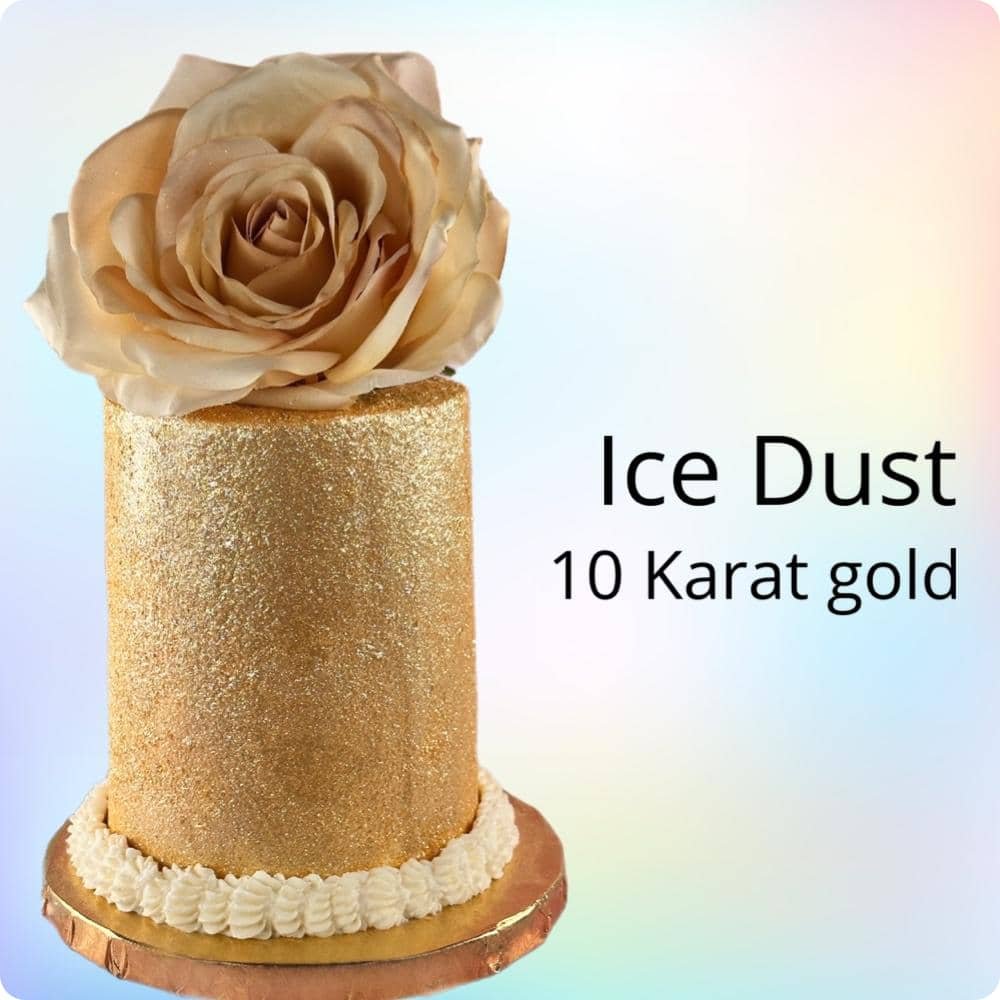 Ice Dust Edible Glitter 10 Karat Gold