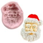 Santa Claus Face Silicone Mold
