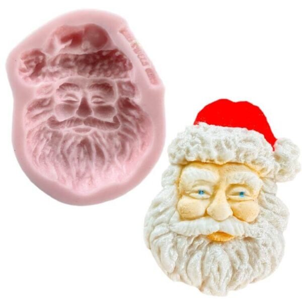 Santa Claus Face Silicone Mold